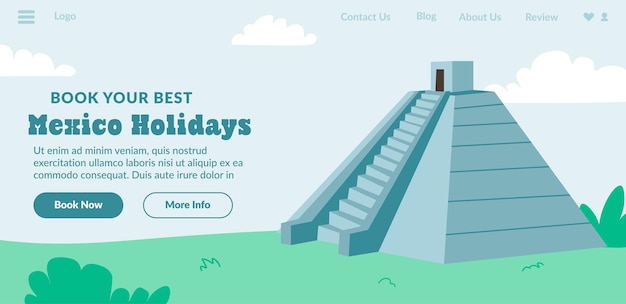 Reserva tus mejores vacaciones en México.