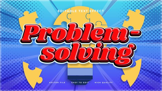 Resolución de problemas de color amarillo y azul estilo de fuente de efecto de texto editable en 3D