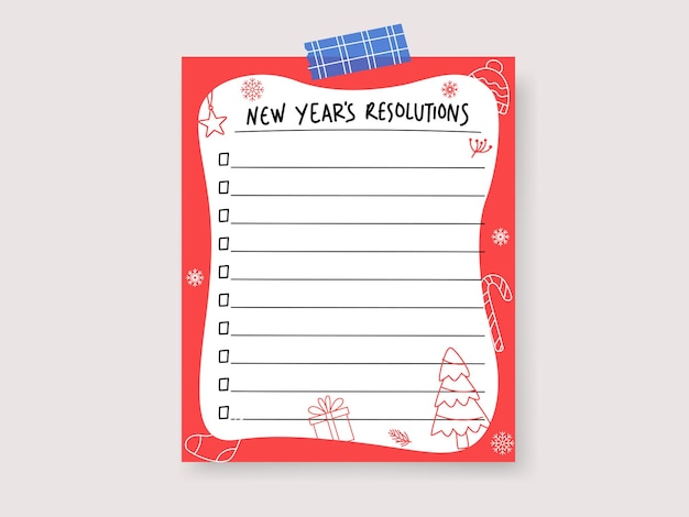 Las resoluciones de Año Nuevo establecen metas o objetivos comerciales para el nuevo año