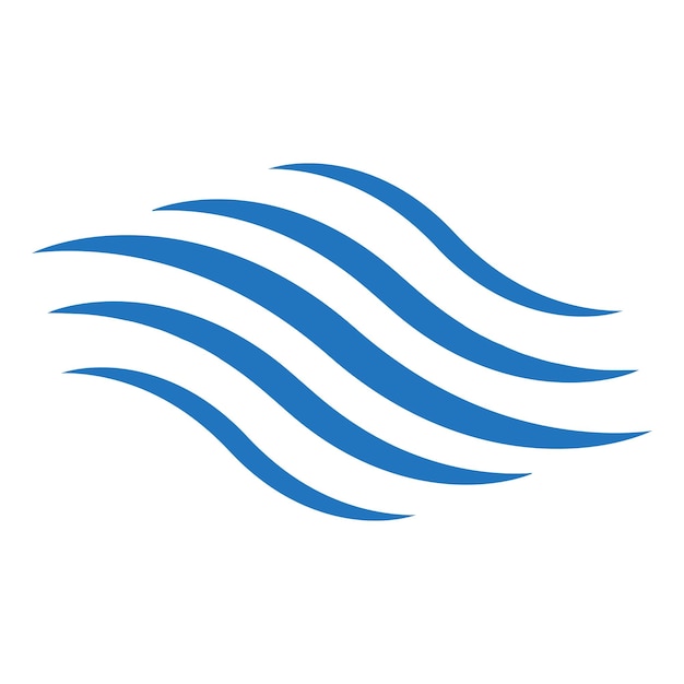 Resort de vacaciones logo mar agua olas caligrafía remolinos rizos ola de agua