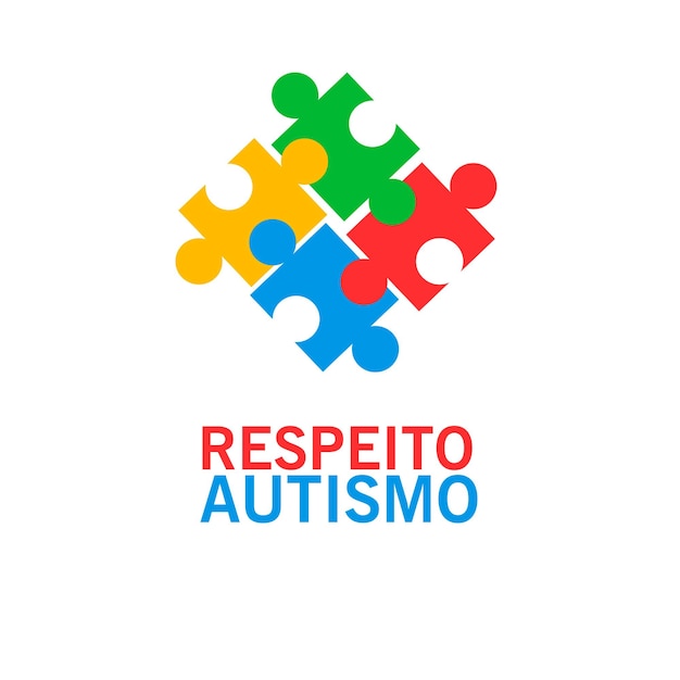 Vector respeito ao autista (en inglés)