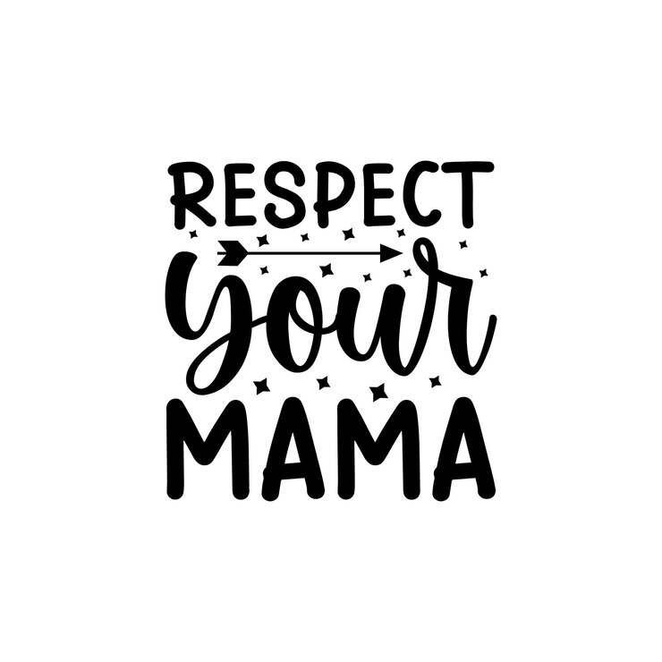 Respeta a tu mamá diseño de camiseta vectorial Diseño de camiseta del día de la tierra