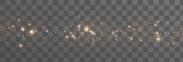 Resplandor mágico vectorial. Luz brillante, polvo brillante png. Polvo mágico brillante. Luz de Navidad.