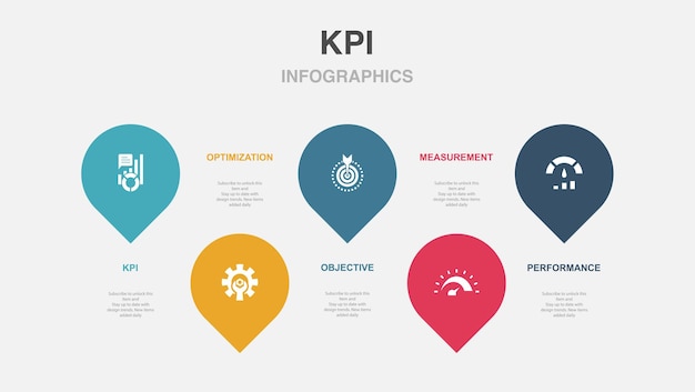 Responsabilidad delegación honestidad misión confiabilidad iconos Plantilla de diseño de diseño infográfico Concepto de presentación creativa con 5 pasos