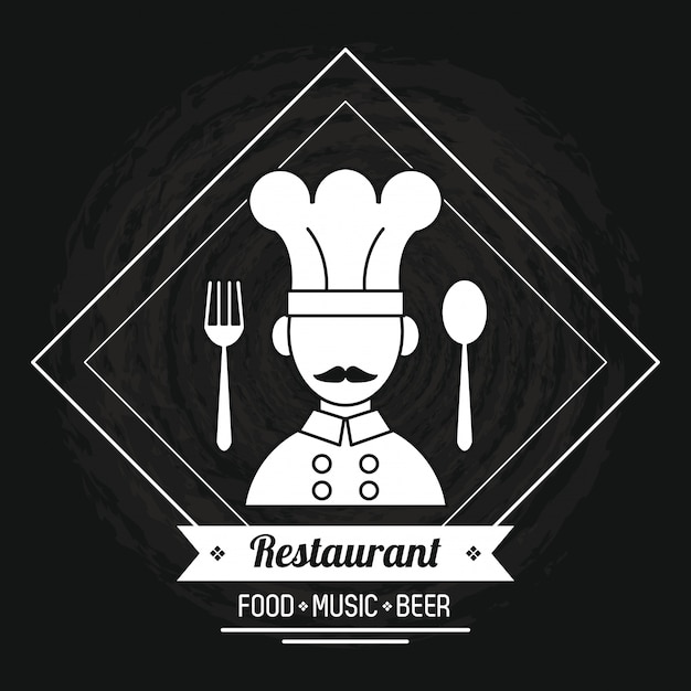 Restaurante comida música y cerveza