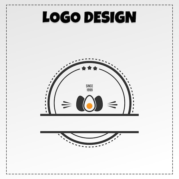 Vector restaurante huevo comida y bebida logo ilustración vector diseño