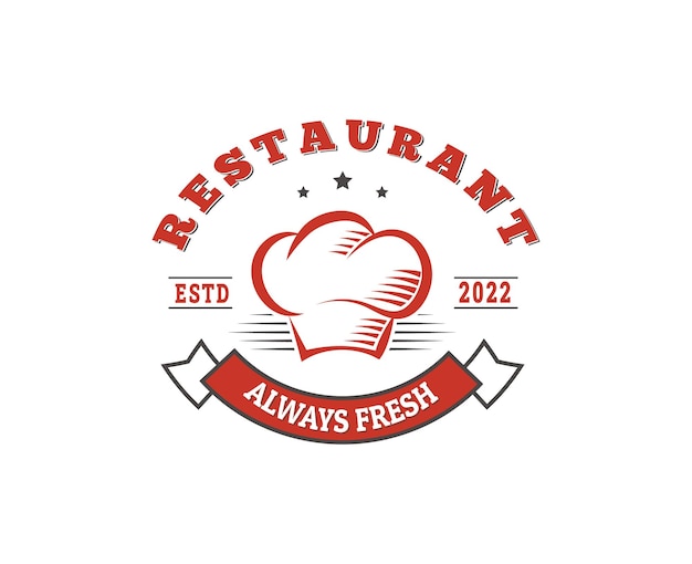 restaurante retro vintage logo