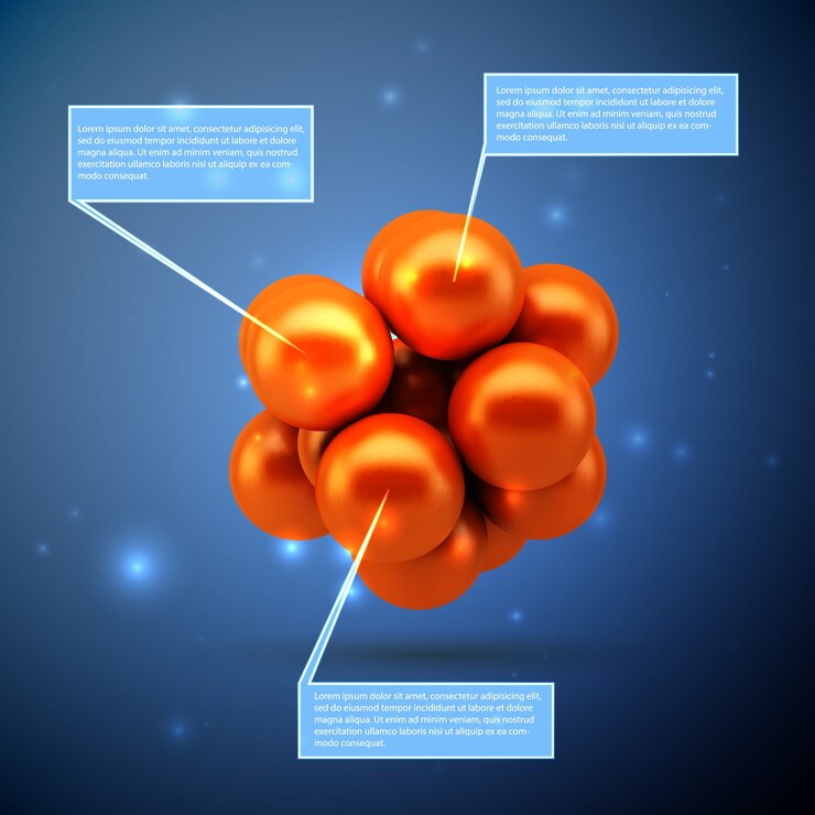 Vector resumen 3d esferas infografías