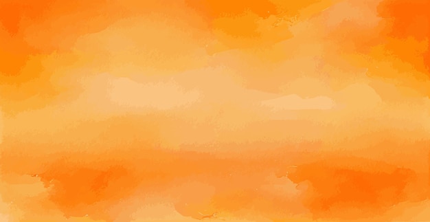 Resumen acuarela fondo naranja papel amarillo textura colorido acuarela grunge Vector