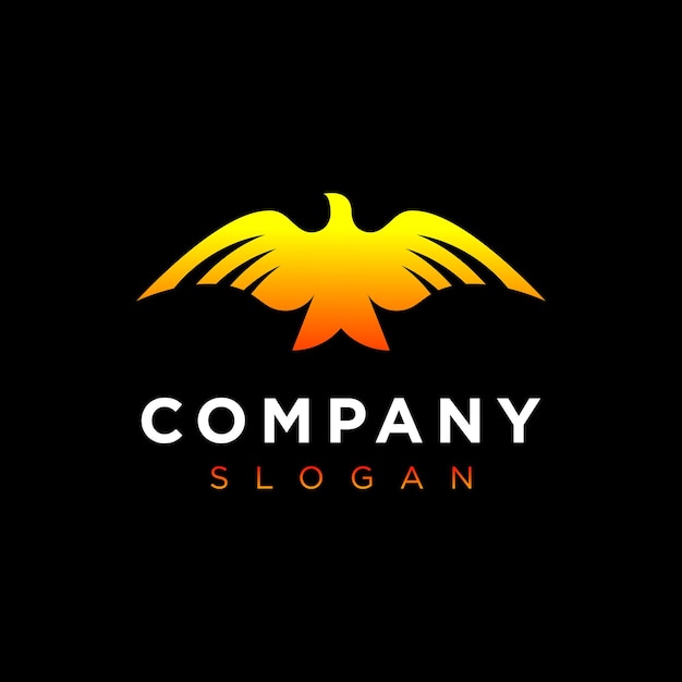 resumen Águila altísima logotipo aumento Alas icono vector plantilla vuelo Halcón Logotipo concepto