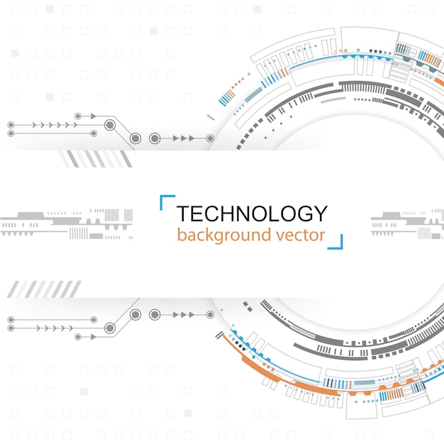 Resumen de antecedentes de la tecnología. red digital y concepto de alta tecnología.