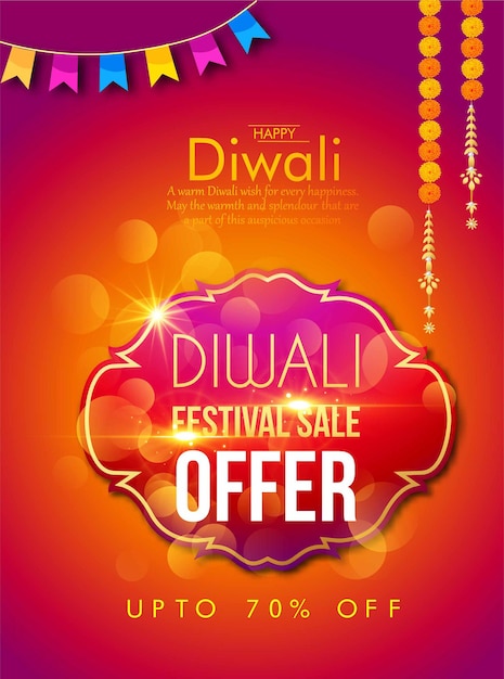 Resumen antecedentes de venta de grand diwali dhamaka con banner de detalles de oferta o póster de venta feliz diwali