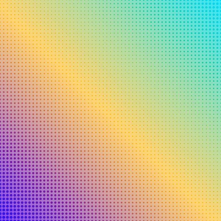 Vector resumen arco iris cuadrado punteado