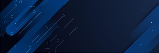 Resumen azul oscuro moderno futurista ciencia tecnología alta tecnología digital abstracto azul oscuro colorido diseño banner fondo Vector diseño gráfico abstracto banner patrón fondo web plantilla