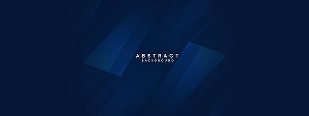 Resumen azul oscuro ondeando círculos líneas tecnología forma geométrica y fondo diagonal