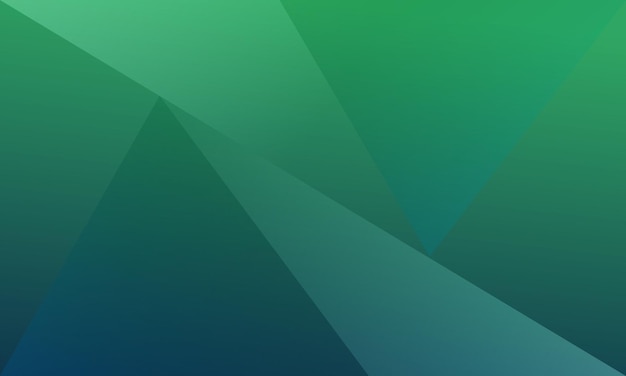 Resumen azul oscuro y verde polígono triángulos forma patrón de fondo. Ilustración Diseño vectorial