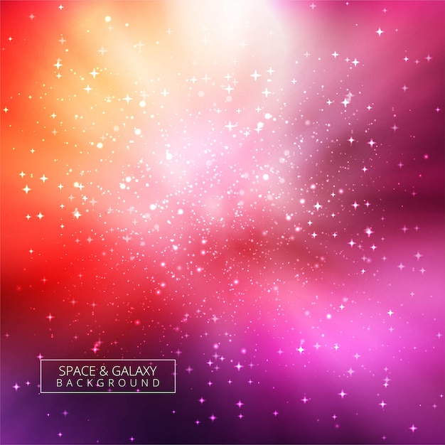 Resumen brillante universo galaxia fondo