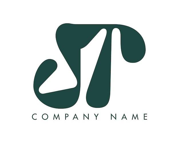 Resumen Carta inicial creativa Diseño del logotipo de JT