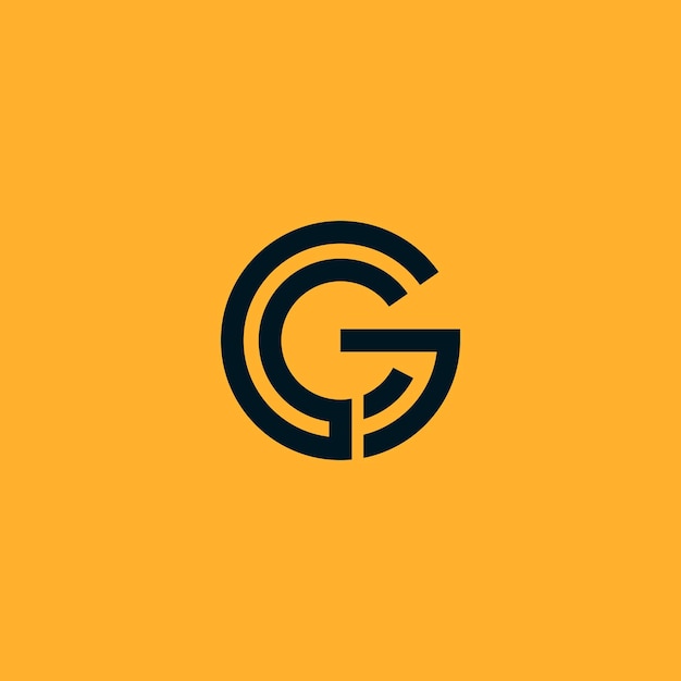 Resumen CG GC CG Letters Logo Monograma icono