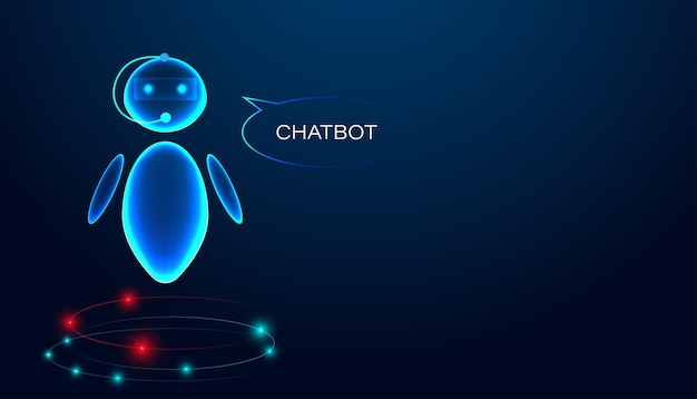 Vector resumen chatbot ai inteligencia artificial chatbot ai es una aplicación de software