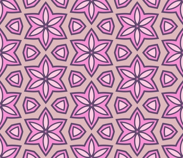 Resumen colorido doodle flor de patrones sin fisuras. Fondo de flores. Mosaico, azulejo