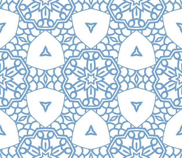 Resumen colorido doodle flor de patrones sin fisuras. Fondo de flores. Mosaico, azulejo