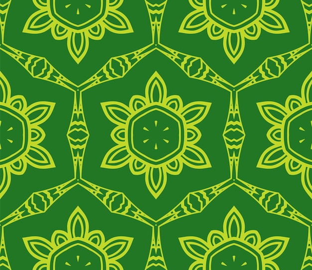 Resumen colorido doodle flor de patrones sin fisuras. Fondo de flores. Mosaico, azulejo