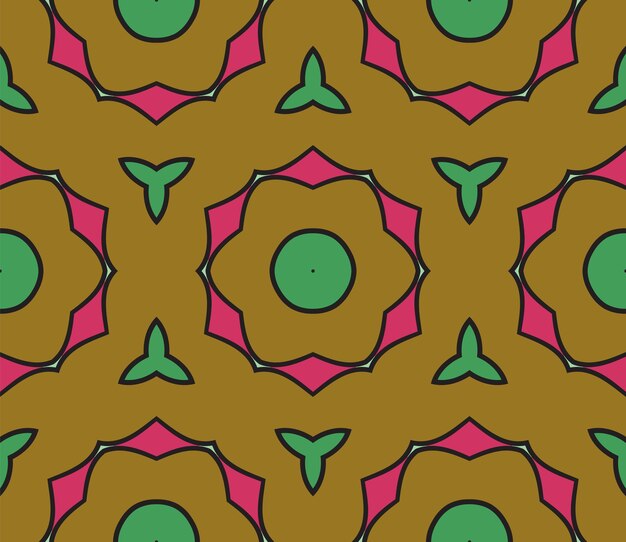 Resumen colorido doodle flor de patrones sin fisuras. Fondo de flores. Mosaico, azulejo