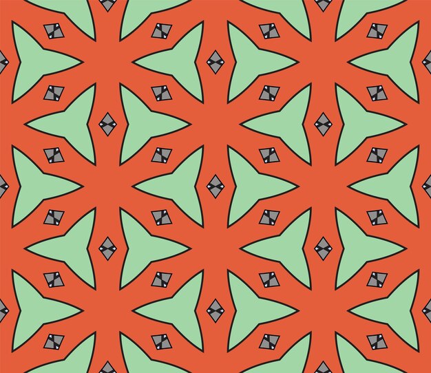 Resumen colorido doodle flor de patrones sin fisuras. Fondo de flores. Mosaico, azulejo