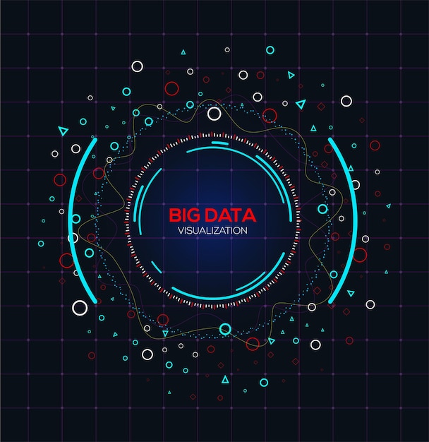 Resumen concepto de big data análisis de información compleja de conexión de big data