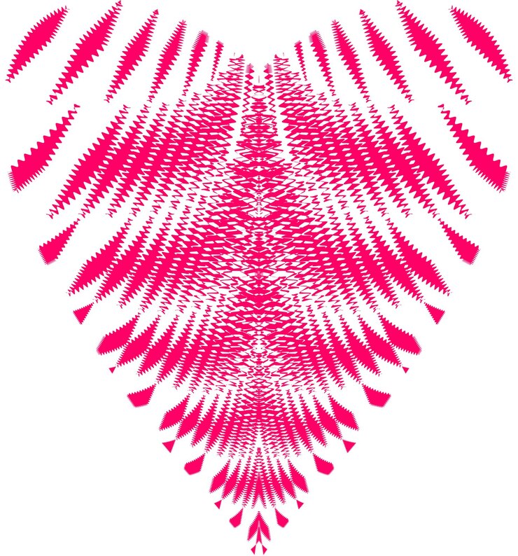 Vector resumen corazón de rayas