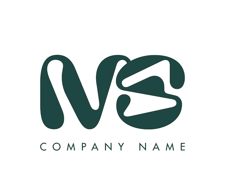 Vector resumen creativo letra inicial diseño del logotipo de ms