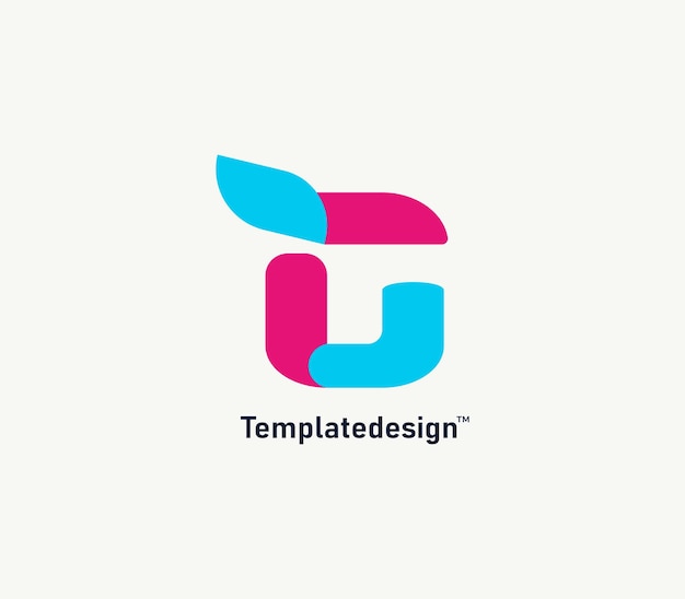 resumen d letra del logotipo d diseño moderno del logotipo