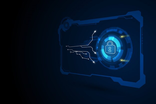 Resumen de datos de seguridad concepto tecnología innovación