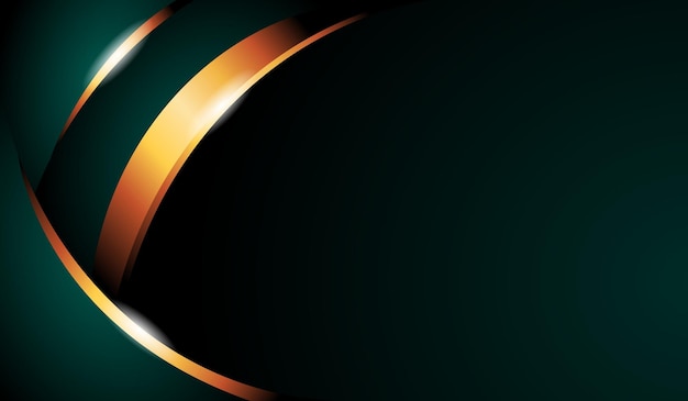 Resumen de degradado de diseño de estilo de color verde de fondo 3d moderno de lujo