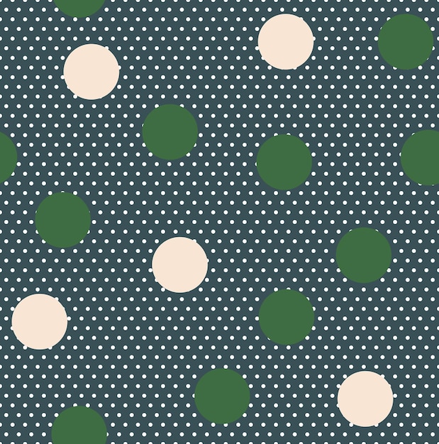 Resumen detallado lunares Vector patrón sin costuras moda moda colores elegante concepto mínimo