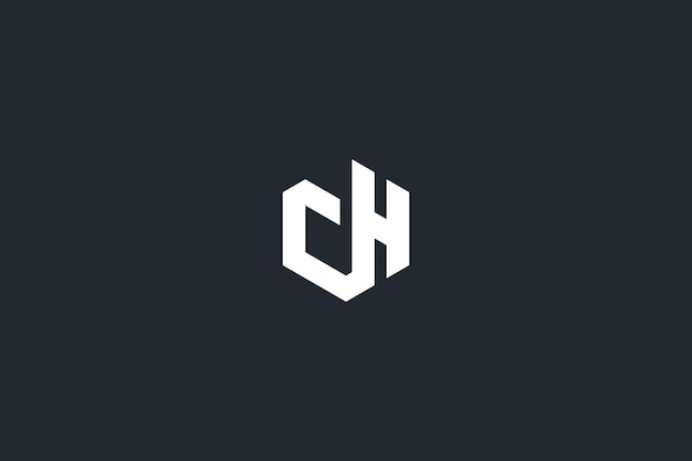 Resumen DH HD DH Letters Logo Vector de icono de monograma basado en inicial