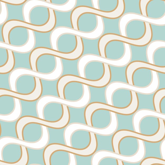Resumen Diagonal Remolino Rayas Líneas Onduladas Patrón Vectorial Sin Costuras Diseño Minimalista Retro Perfecto