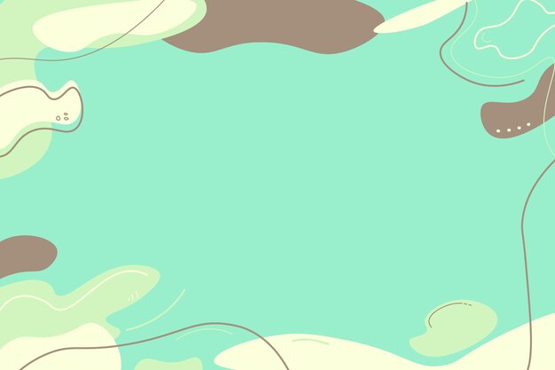 Resumen dibujado a mano con fondo verde