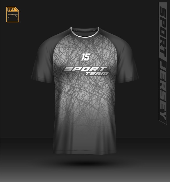Resumen del diseño deportivo de la camiseta