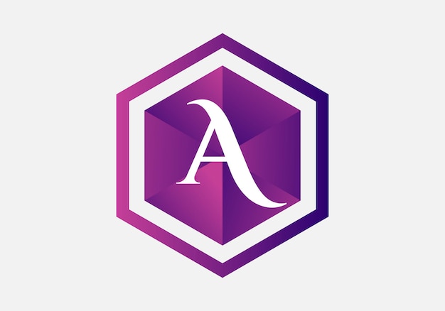 Resumen Diseño inicial moderno del logotipo de una letra