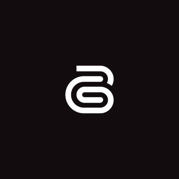 Resumen Diseño del logotipo de la letra B y el monograma G