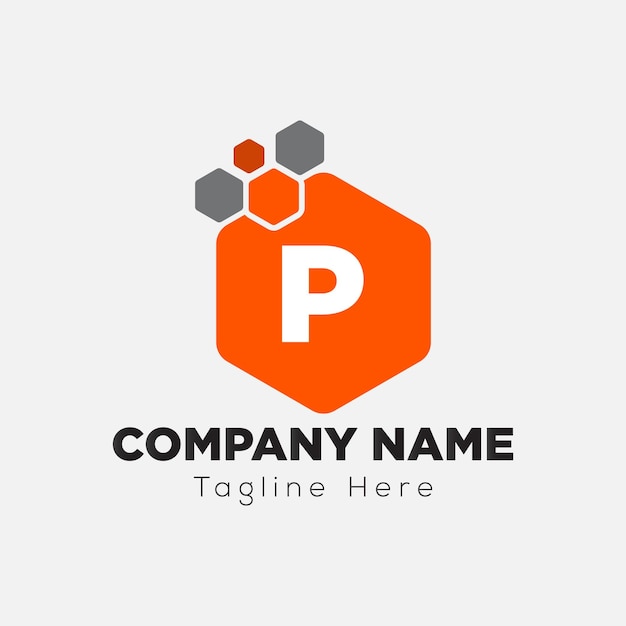 Resumen Diseño del logotipo de las letras iniciales modernas de la letra P