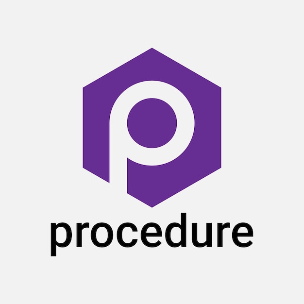Resumen Diseño del logotipo de las letras iniciales modernas de la letra P
