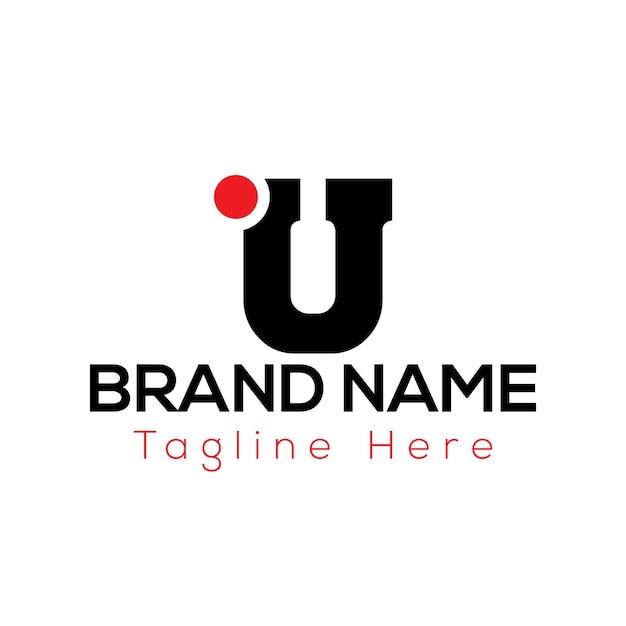 Resumen Diseño del logotipo de las letras iniciales modernas de la letra U