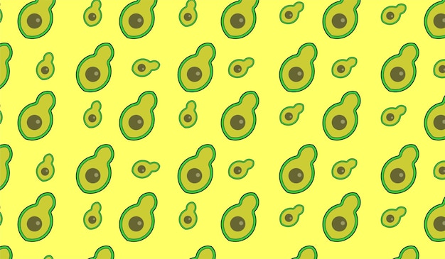 Vector resumen de diseño de patrón de frutas de fondo