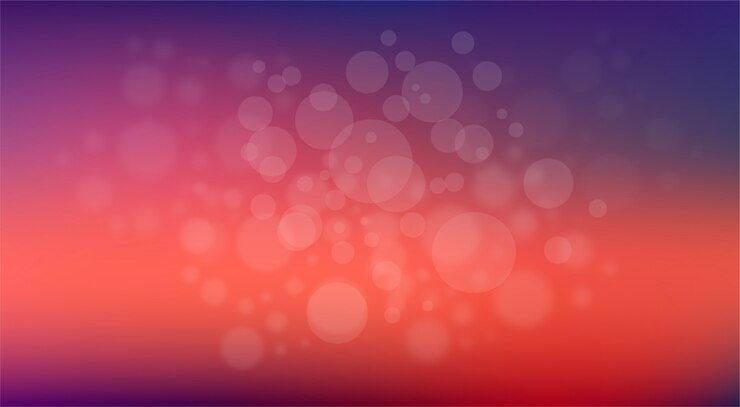 Vector resumen efecto de luz bokeh brillante fondo rojo y azul