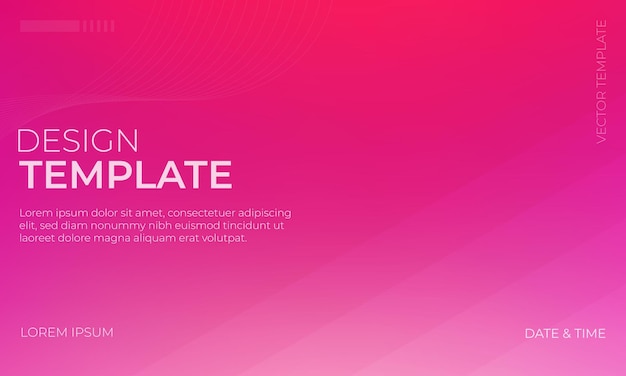 Resumen Elemento de diseño de textura vectorial de gradiente magenta