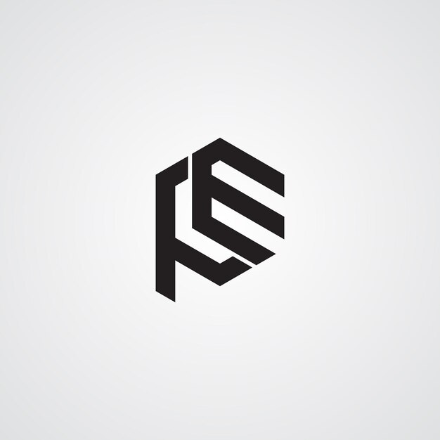 Resumen EP PE EP Letras Logo Monograma icono