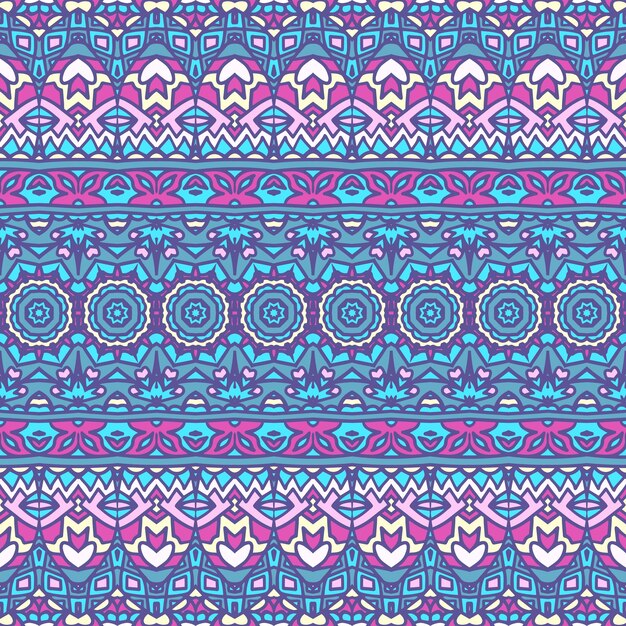 Resumen estilo azteca de patrones sin fisuras Geométrico festivo colorido grunge étnico tribal diseño de superficie